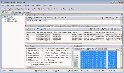 Microsoft's Network Monitor (Capturing and Protocol Analysis of Network ...