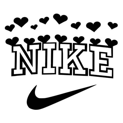 Nike Heart logo coeur SVG/PNG Cricut coupé | Etsy