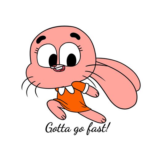 Check out this transparent Gumball Character Anais Watterson excited PNG image