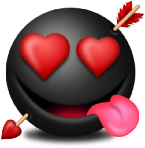 Download HD Mq Black Love Heart Hearts Emojis Emoji - Heart Transparent ...