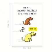 "unique" Funny Animal Print Birthday Card With Laser-cut Design - Perfect For Anyone, English ...