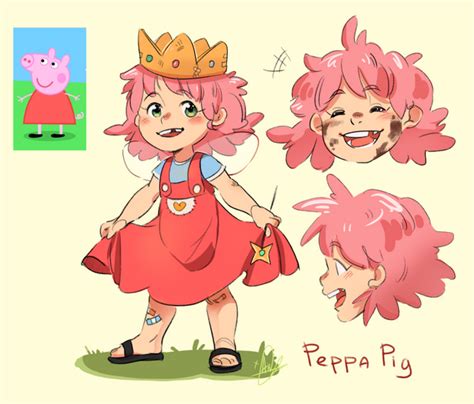 Humanization: Peppa Pig! | Anastasia Mayzhegisheva on Patreon | Anime ...