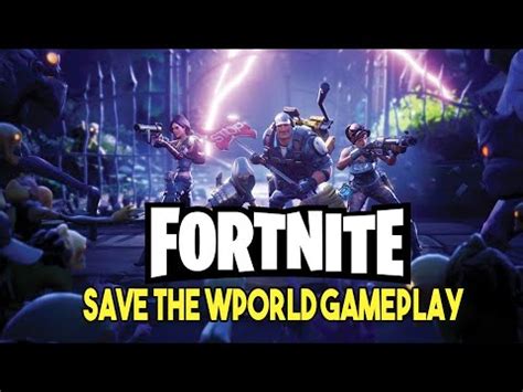 Fortnite save the world mission - YouTube