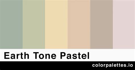 Pastel Earth Tone Color Palette - Color Palettes