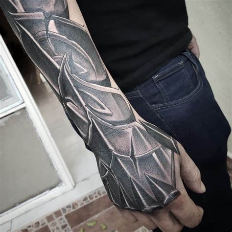 Armor sleeve tattoo – Artofit