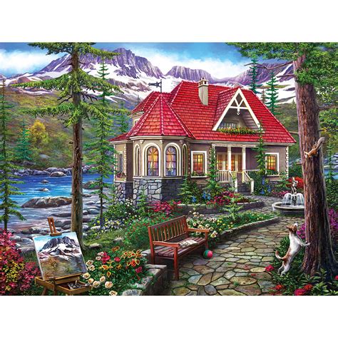 Countryside House 500 Piece Jigsaw Puzzle | Bits and Pieces