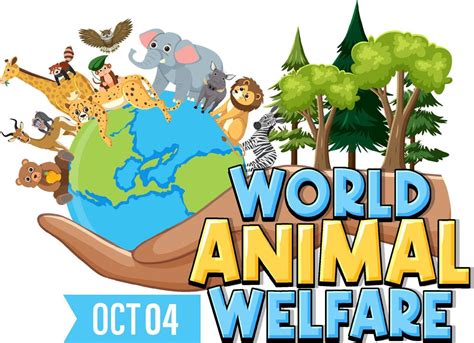 World Animal Welfare Day Poster 9381981 Vector Art at Vecteezy