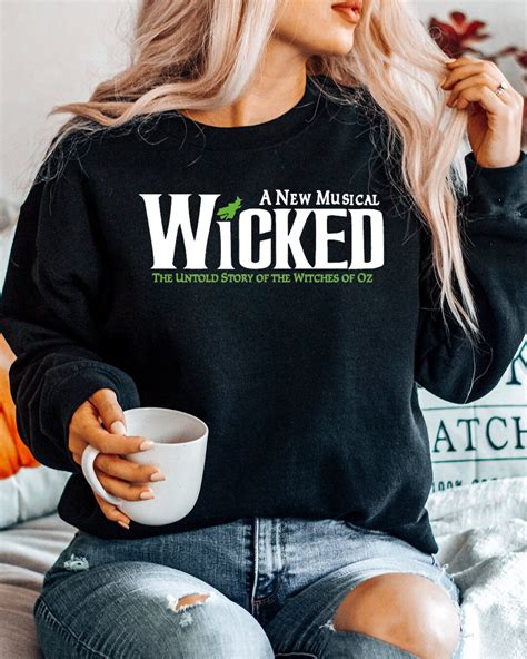 Wicked Broadway Musical Sweatshirt Wicked Broadway A New - Etsy