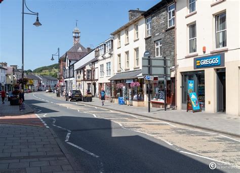 High Street in Lampeter, Ceredigion