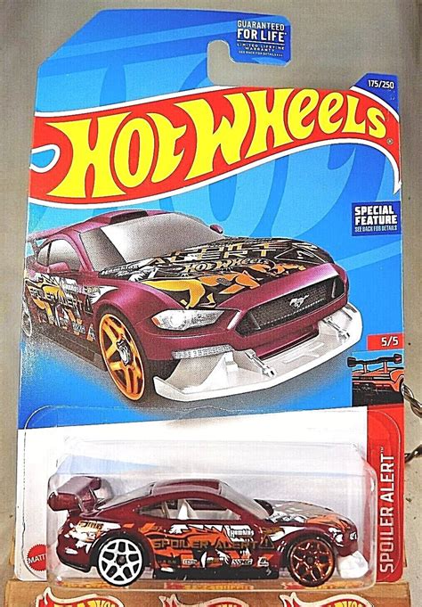 Hot Wheels 2022 Super Treasure Hunt STH Short Card '18 Ford Mustang GT, MINT ...