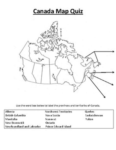 Canada Map Quiz - Amped Up Learning