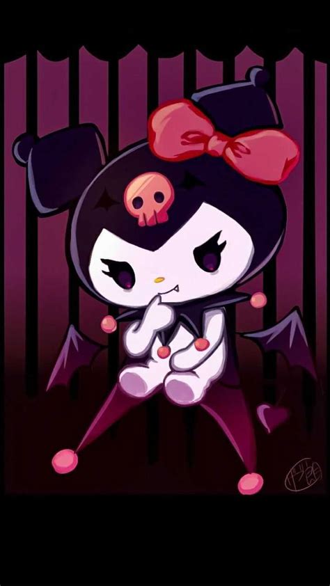 Background Kuromi Wallpaper Discover more Anime, Cartoon Network, Character, Cute, Japon… in ...