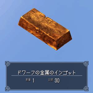 ドワーフの金属のインゴット【Dwarven Metal Ingot】 | nonopy