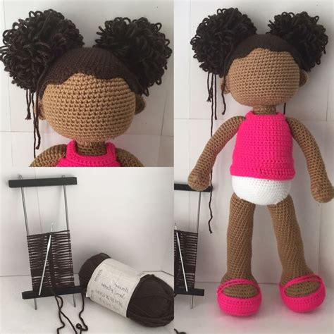 54 best Crochet Doll Hairstyles!!!! images on Pinterest | Crochet ...