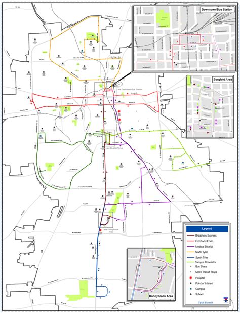 Map and Schedules | Tyler, TX
