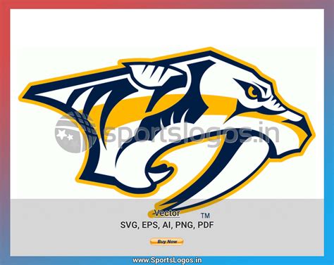 Nashville Predators - Hockey Sports Vector SVG Logo in 5 formats - SPLN002866 • Sports Logos ...