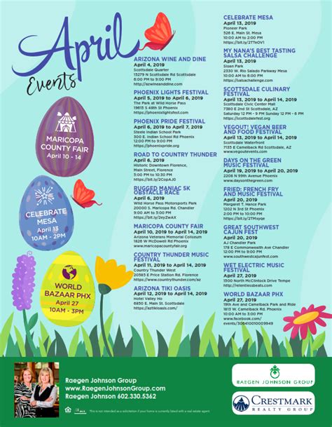 April Events...So many fun things to do!