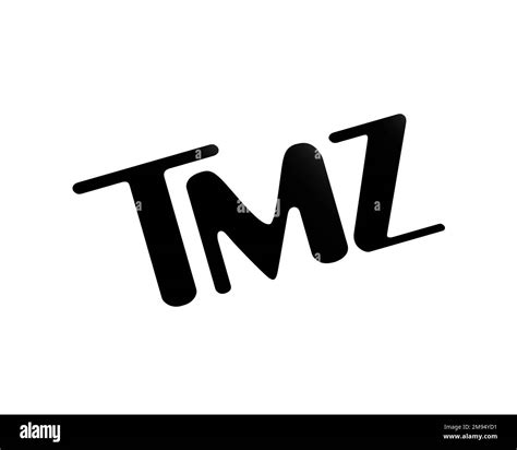 TMZ, rotated logo, white background Stock Photo - Alamy