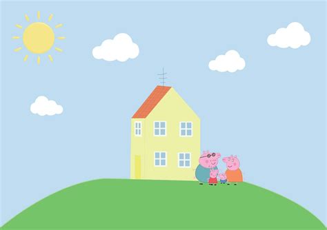 Creepy Background Cartoon Peppa Pig House Wallpaper : Peppa Pig House Wallpaper Idlewp - Nedra ...