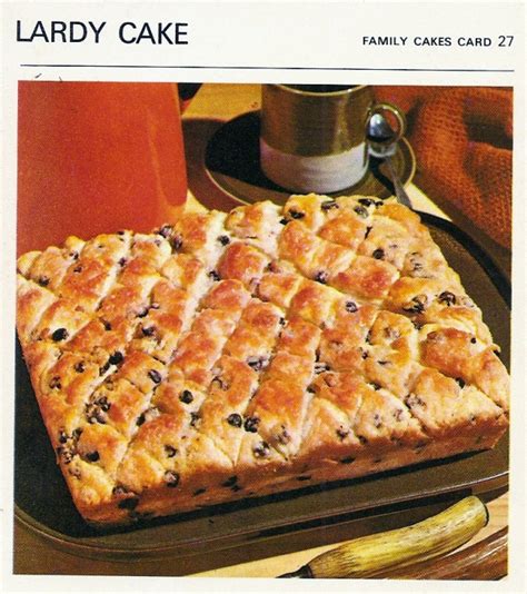 Lardy Cake | Vintage Recipe Cards