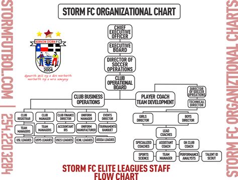 Football Club Organizational Chart Introduction And Example Org - Minga