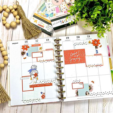 Happy Planner Vertical Layout Ideas You'll Love - A Dash of Kam