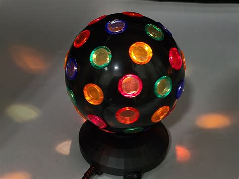 Urban Auctions - VINTAGE DISCO ROTATING PARTY BALL WITH COLOR LIGHTS ...