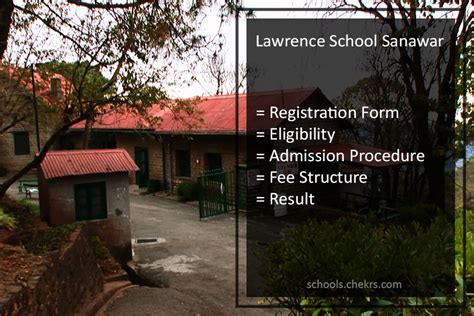 Lawrence School Sanawar Admissions 2025- 26 | Fee Structure, Procedure