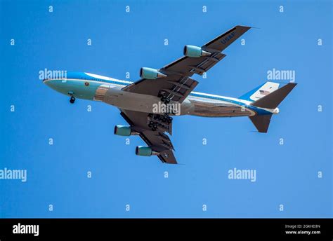 US Air Force One during landing, 2021 Stock Photo - Alamy