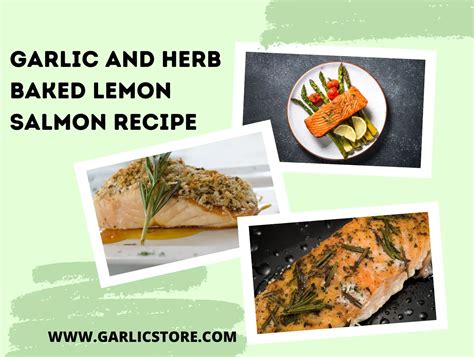 Garlic and Herb Baked Lemon Salmon Recipe - Garlic Store