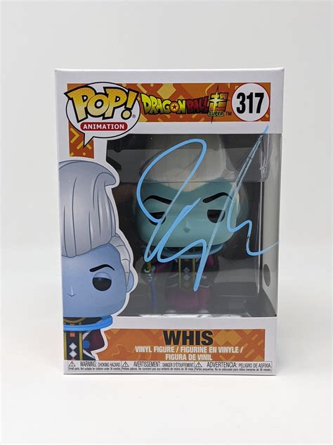 Ian Sinclair Dragon Ball Whis #317 Signed Funko Pop JSA Certified Auto