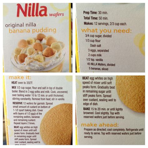 Original Nilla wafers Banana Pudding - Recipes - #Banana #Nilla #Original #Pudding #Recipes #waf ...