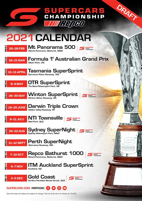 V8 Supercars 2024 Calendar - Gretel Darlleen