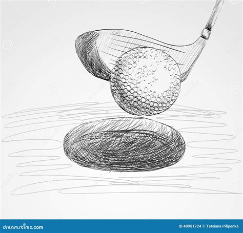 Golf Ball Stock Vector - Image: 40981724