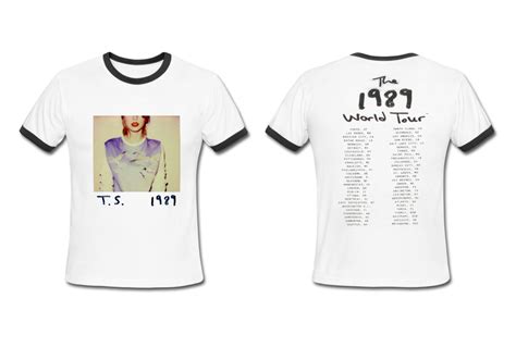 The 1989 World Tour Taylor Swift Ringer Shirt Twoside