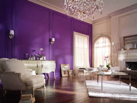 Pinturas para salón - ideas de combinaciones modernas | Purple living ...