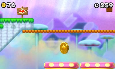 World 4 Star Coins - New Super Mario Bros. 2 - Mario Party Legacy