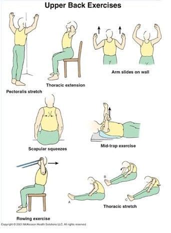 21 best images about Upper Back Pain Exercises on Pinterest | Upper back exercises, Exercise and ...