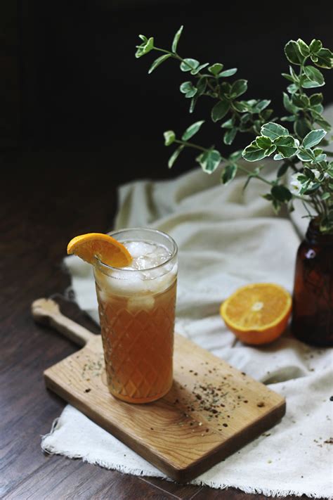 Orange Blossom Hibiscus Cold Brew Tea Mocktail - The Merrythought