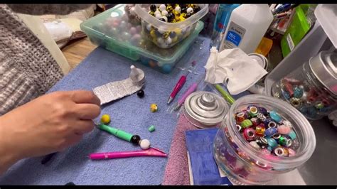 Making Beaded Pens ( simple and easy bead making pens, #2) - YouTube