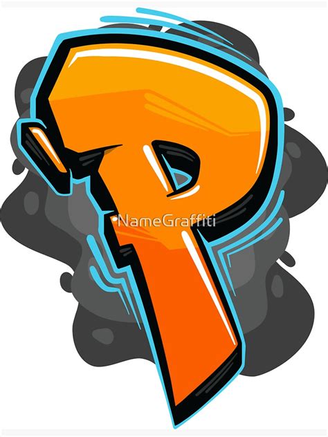 "Graffiti Letter P" Magnet for Sale by NameGraffiti | Redbubble