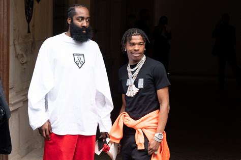NBA star James Harden 'frisked by police' in Paris as Lil Baby arrested over '32 grams of ...