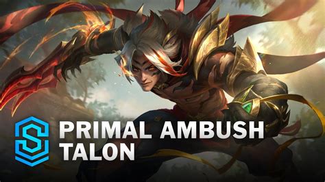 Primal Ambush Talon Skin Spotlight - League of Legends - YouTube