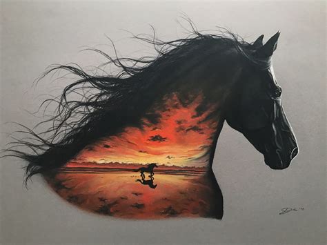 Horse fine art print in 2021 | Horses, Horse painting, Horse drawings