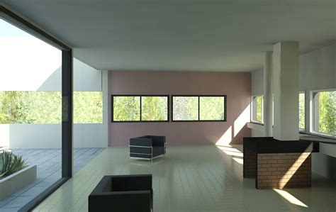 Interior Villa Savoye : la villa Savoye de Le Corbusier - Almanart ...