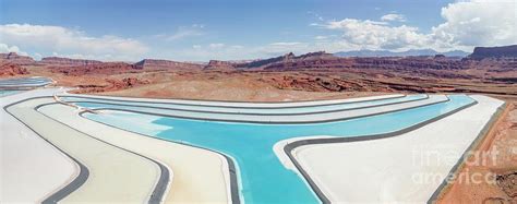 Solar Evaporation Ponds Photograph by David Parker/science Photo ...