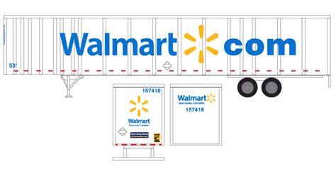 Walmart.com 53ft Semi Trailer Decals | CMR Products