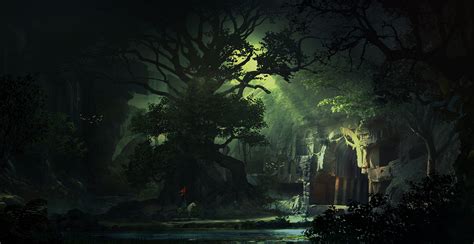 ArtStation - Indian old cave concept art