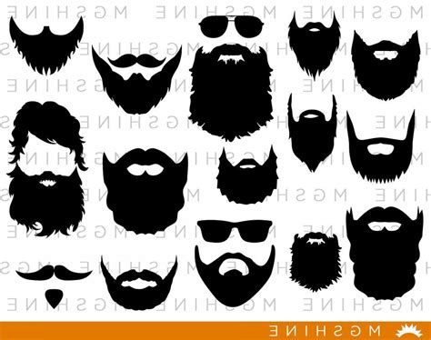 Beard Silhouette Vector at Vectorified.com | Collection of Beard ...