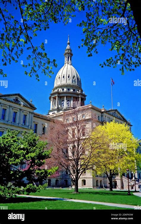 Lansing Michigan State Capitol Building Stock Photo - Alamy